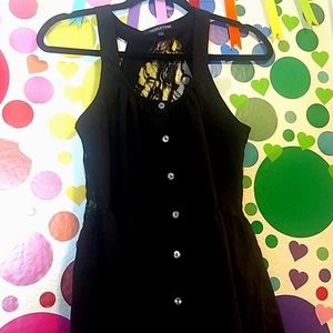 Lace babydoll blouse
